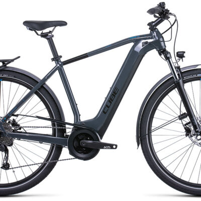 Cube Touring Hybrid ONE 500 grey´n´blue – 250 W – 65 Nm – 25 km/h