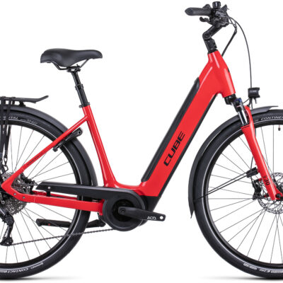 CUBE SUPREME SPORT HYBRID PRO 500 WAVE Rouge 2022 – 250 W – 65 Nm – 25 km/h