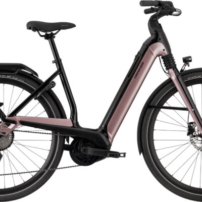 Vélo de Ville Électrique CANNONDALE MAVARO NEO 3 WAVE Noir/Rose 2022 – 250 W – 85 Nm – 25 km/h