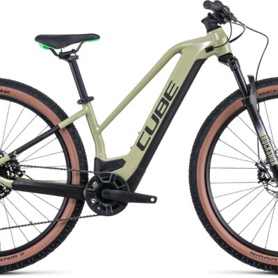 CUBE REACTION HYBRID EXC 625 29″ TRAPEZ Femme Vert 2022– 250 W – 85 Nm – 25 km/h