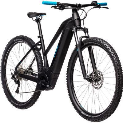 VTT Électrique CUBE REACTION HYBRID ONE 625 27,5/29″ Femme Noir/Bleu 2021– 250 W – 70 Nm – 25 km/h