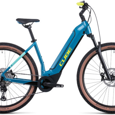 VTT Électrique CUBE REACTION HYBRID RACE WAVE 625 29″ Bleu 2022– 250 W – 85 Nm – 25 km/h