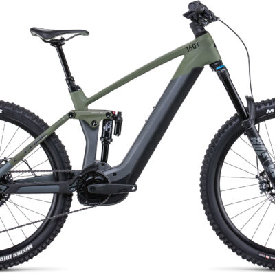 VTT Électrique CUBE STEREO HYBRID 160 HPC TM 750 27,5″ Vert/Gris 2022– 250 W – 75 Nm – 25 km/h