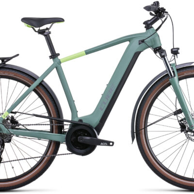 CUBE TOURING HYBRID ONE 500 DIAMANT Vert 2022 – 250 W – 65 Nm – 25 km/h