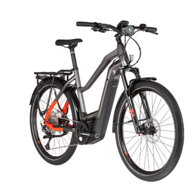 HAIBIKE TREKKING 9 TRAPEZ Noir/Rouge 2022- 250 W – 85 Nm – 25 km/h