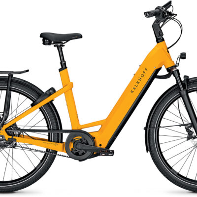 Vélo de Ville Électrique KALKHOFF IMAGE 7.B EXCITE+ Enviolo WAVE Jaune 2022 – 250 W – 75 Nm – 25 km/h