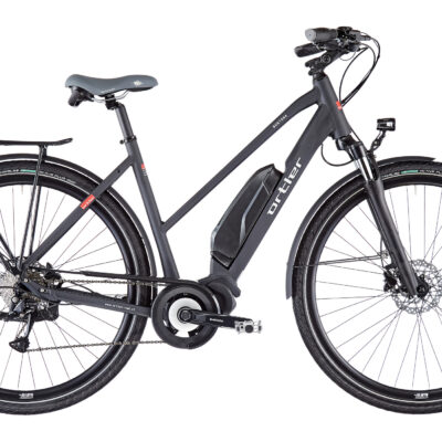 ORTLER MONTANA PLUS TRAPEZ Femme Noir 2021 – 250 W – 45 Nm – 25 km/h